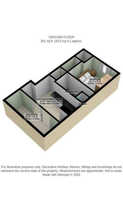 Apartment In Central エクスマウス エクステリア 写真